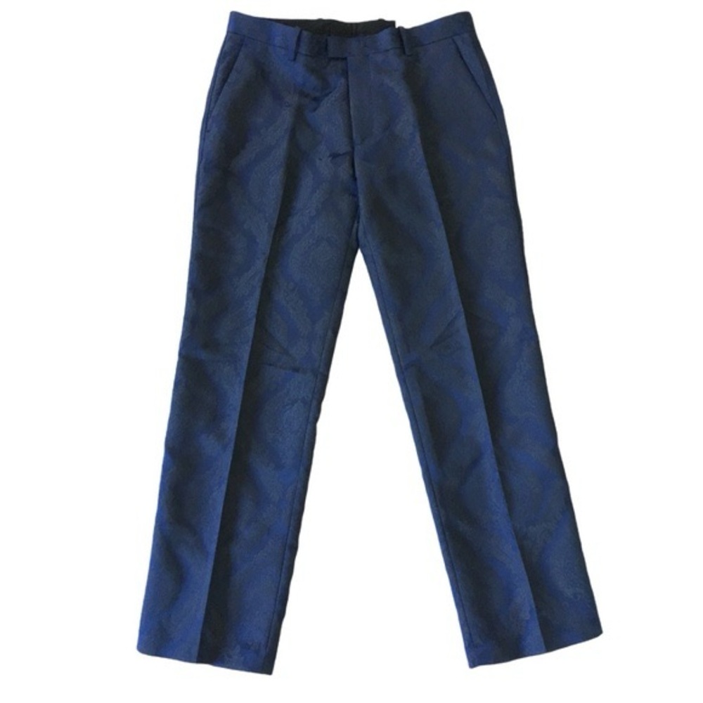 Men's Slim Fit Jacquard Brocade Pants 38 INC International Concepts